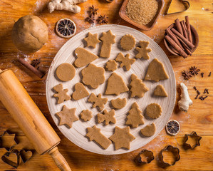 Christmas baking concept