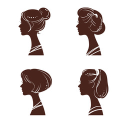 Four silhouettes of women © prezent