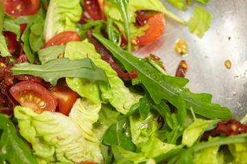 vegetable salad in a large bowl