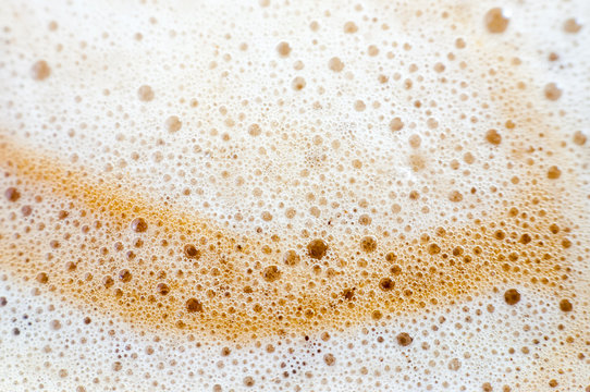 Background with coffee foam