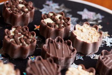 delicious chocolate candies