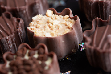 delicious chocolate candies