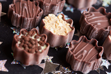 delicious chocolate candies