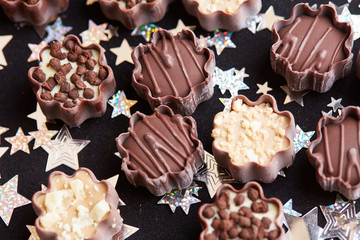 delicious chocolate candies