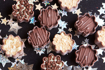 delicious chocolate candies