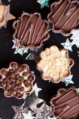 delicious chocolate candies