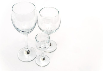 Three glasses