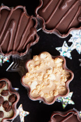 delicious chocolate candies