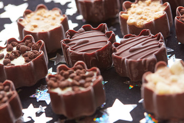 delicious chocolate candies