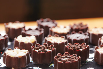 delicious chocolate candies