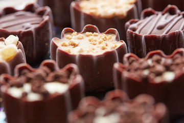 delicious chocolate candies