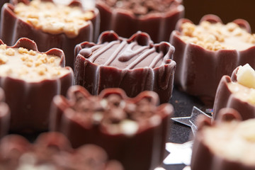 delicious chocolate candies