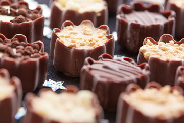 delicious chocolate candies