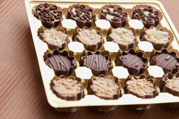 delicious chocolate candies