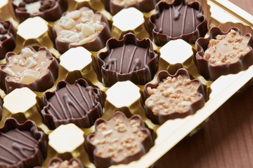 delicious chocolate candies