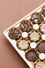 delicious chocolate candies