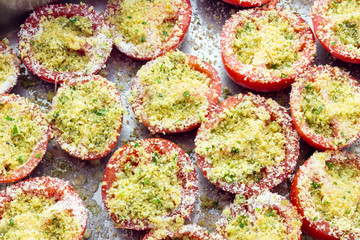 Tomatoes gratin