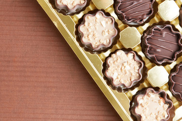 delicious chocolate candies