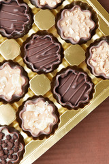 delicious chocolate candies
