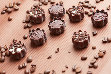 delicious chocolate candies