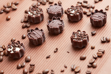 delicious chocolate candies
