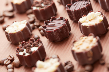 delicious chocolate candies