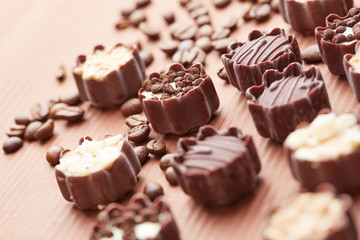 delicious chocolate candies