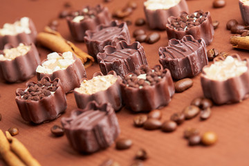 delicious chocolate candies