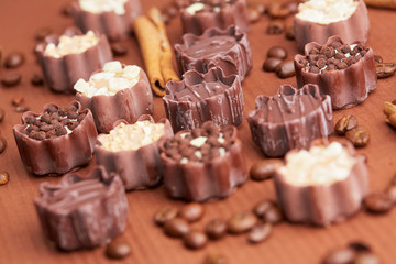 delicious chocolate candies