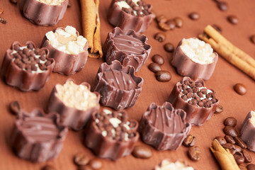 delicious chocolate candies