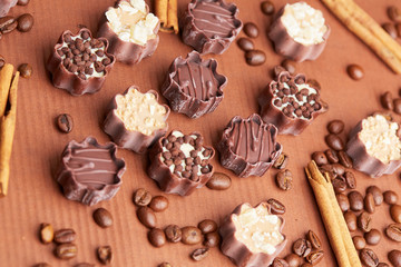 delicious chocolate candies