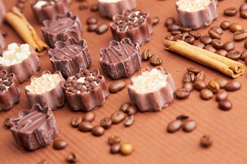 delicious chocolate candies