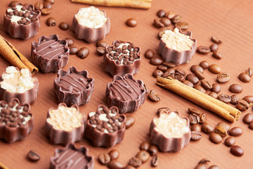 delicious chocolate candies