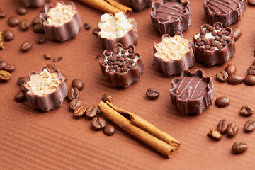 delicious chocolate candies