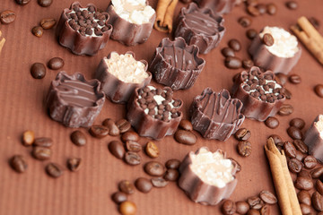 delicious chocolate candies