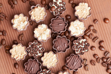 delicious chocolate candies