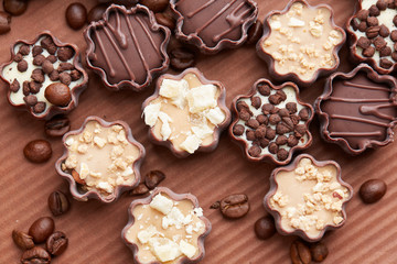 delicious chocolate candies