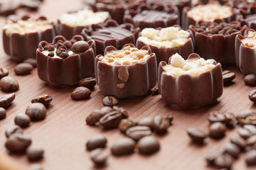 delicious chocolate candies