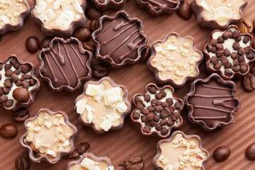 delicious chocolate candies