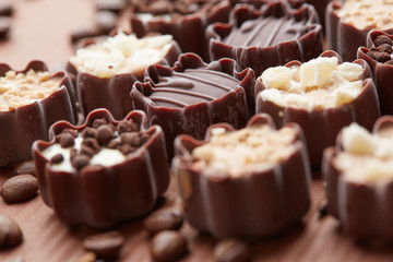delicious chocolate candies