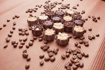 delicious chocolate candies