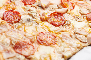 pizza close up