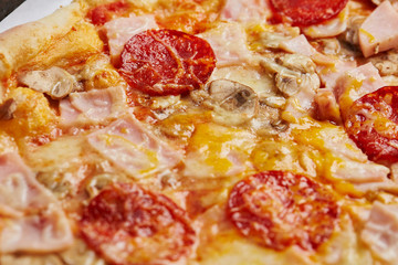 pizza close up