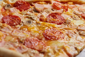 pizza close up