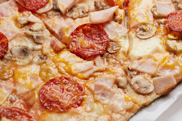pizza close up