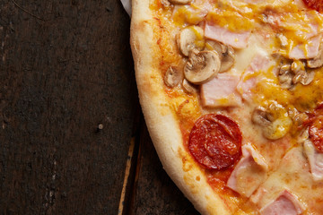 pizza close up