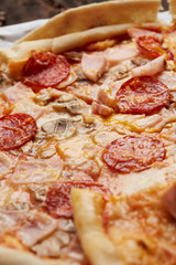 pizza close up