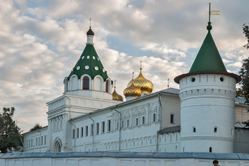Kostroma. Ipatievsky monastery in twilight