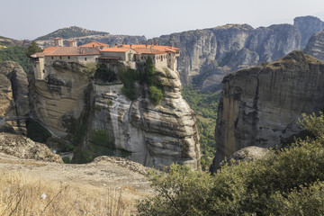 Fototapeta na wymiar The Meteora monasteries in Greece