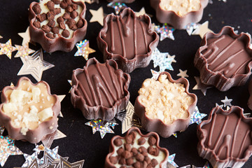 delicious chocolate candies
